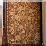 R14. Handknotted wool Beresford “Thistle” rug. Approx. 8' x 10'